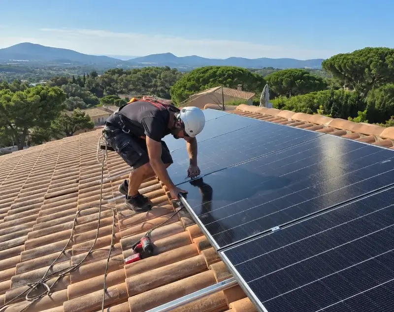 Installateur panneaux solaires Vert — pose photovoltaïque sur toiture